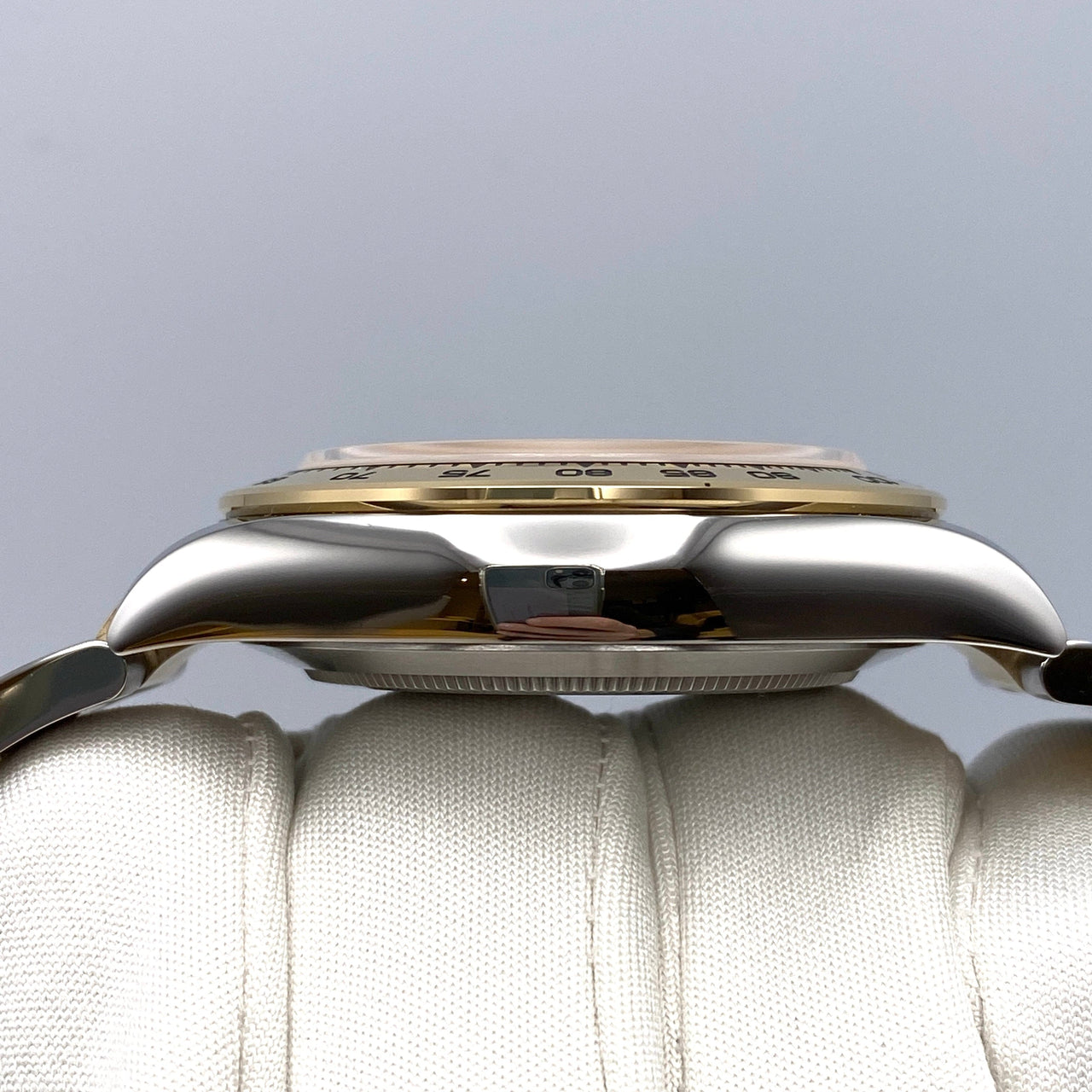 Luxury Watch Rolex Daytona Yellow Gold & Stainless Steel Mother of Pearl Dial 116503 Wrist Aficionado