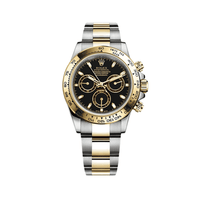 Thumbnail for Luxury Watch Rolex Daytona Yellow Gold & Steel Black Dial 116503 Wrist Aficionado