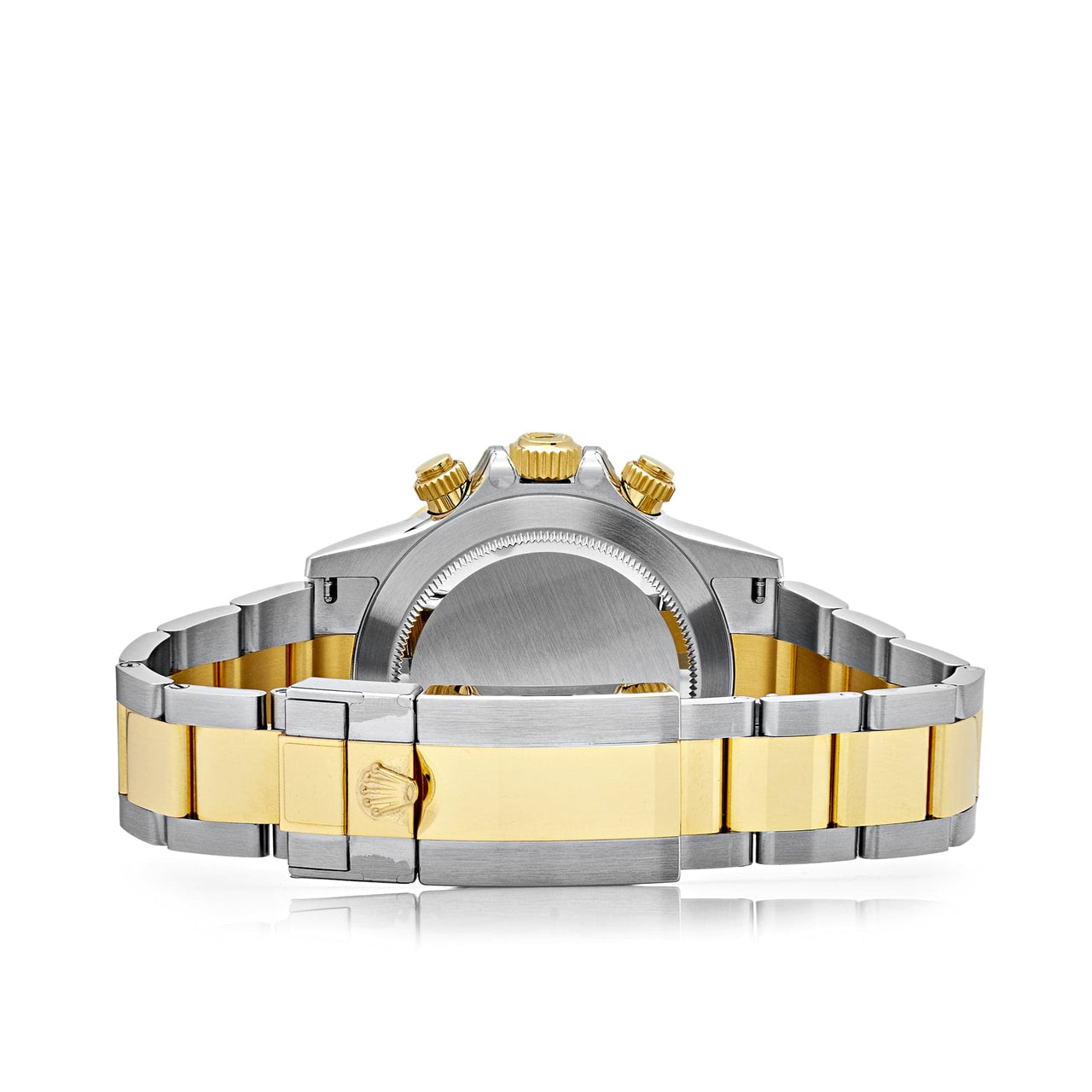 Luxury Watch Rolex Daytona Yellow Gold Steel Champagne Dial 116503 Wrist Aficionado