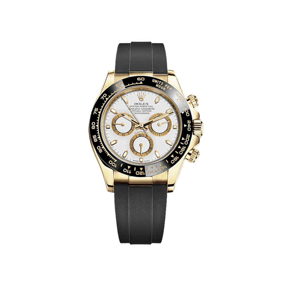 Luxury Watch Rolex Daytona Yellow Gold White Dial 116518LN Wrist Aficionado