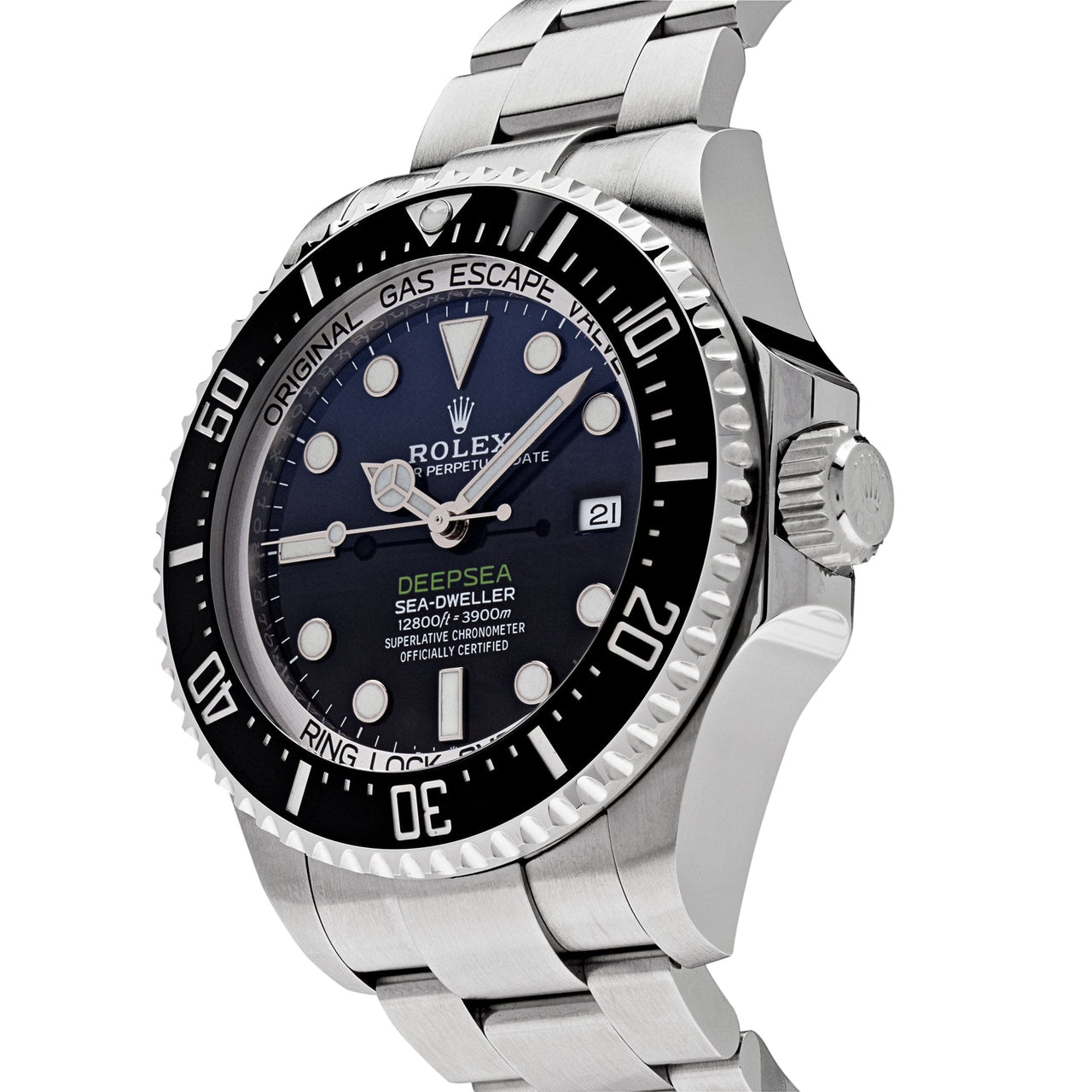 Luxury Watch Rolex Deep Sea Dweller 44mm Stainless Steel Blue-Black Dial 126660 Wrist Aficionado