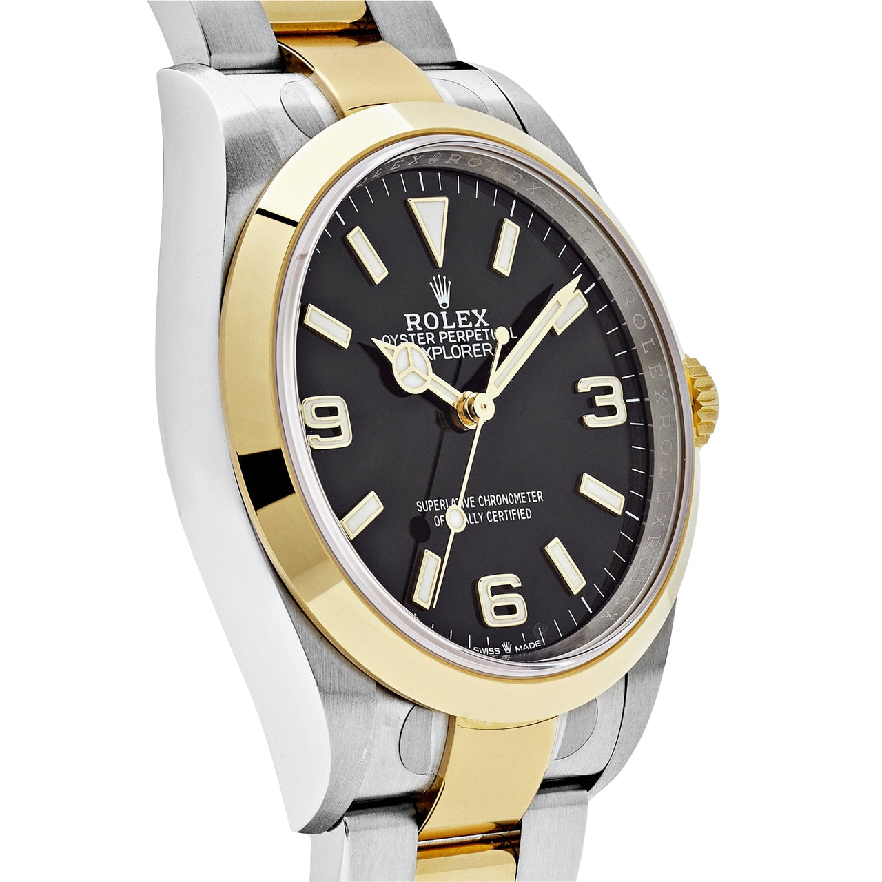 Rolex explorer 2024 white gold