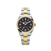 Thumbnail for Rolex Explorer 124273 Yellow Gold Stainless Steel Black Dial