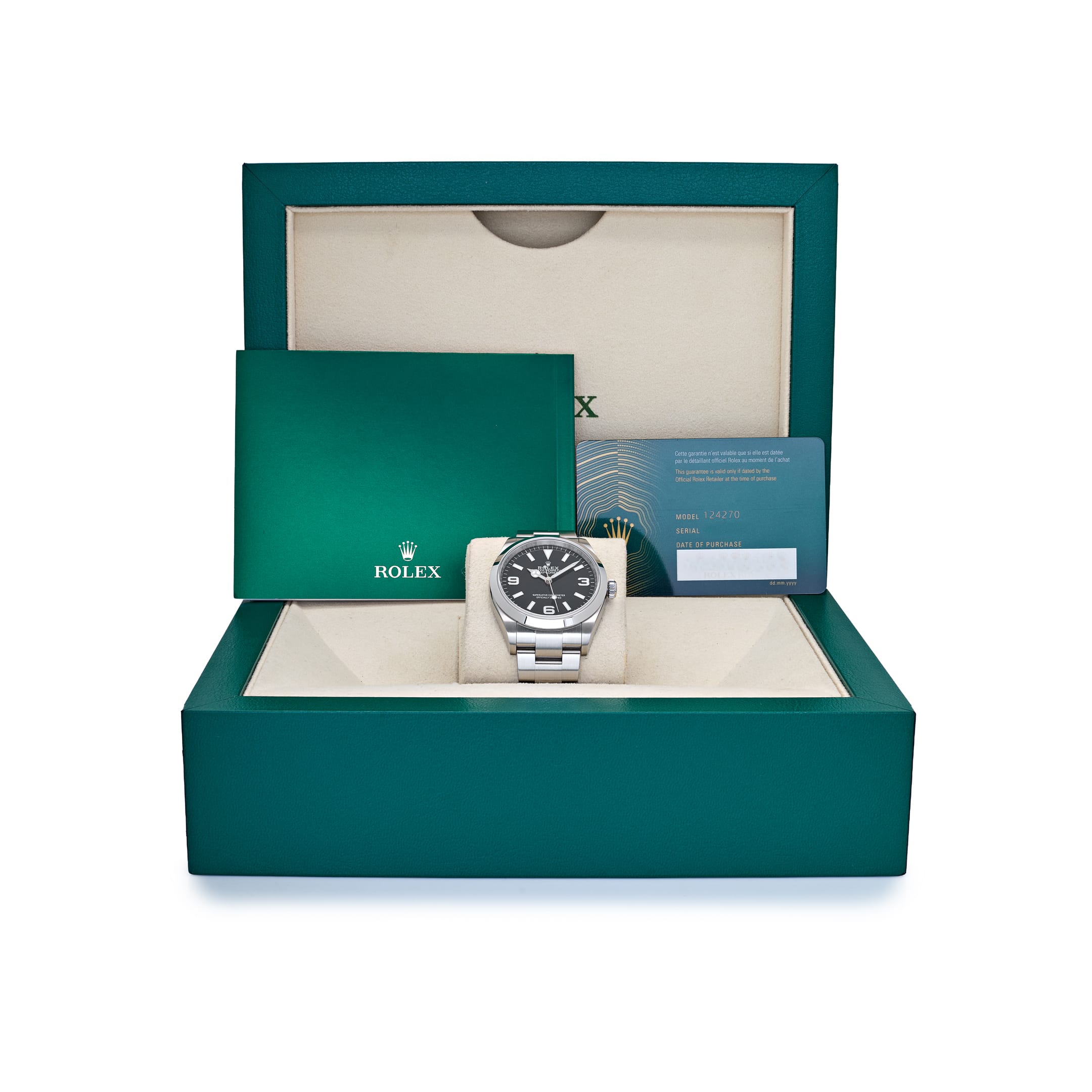 ROLEX EXPLORER14270空箱 付属品一式 Rolex Explorer 36 124270 Stainless Steel Black Dial (2026) – Wrist