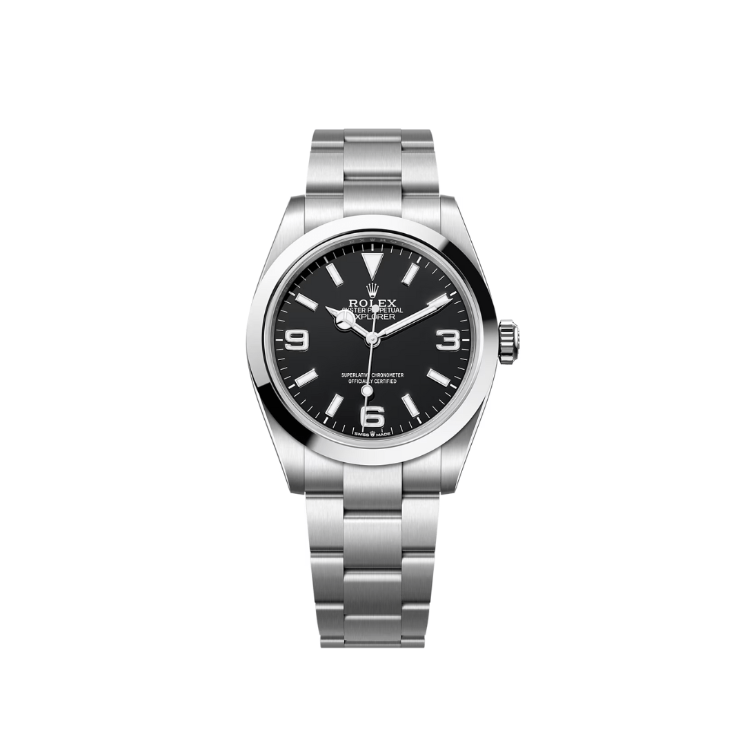 Rolex Explorer 40 Stainless Steel Black Dial 224270 Wrist Aficionado