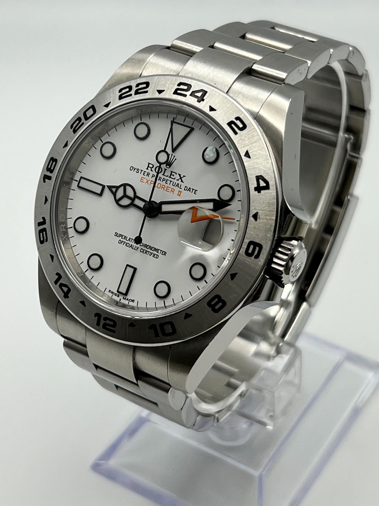 Rolex Explorer II 216570 Stainless Steel White Dial (2019)