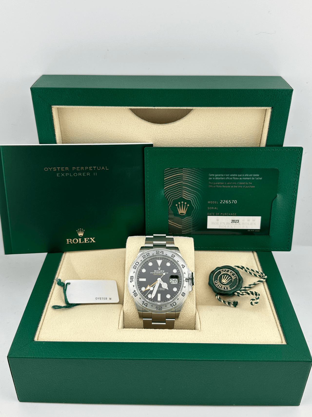 Rolex Explorer II 226570 Stainless Steel Black Dial (2023)