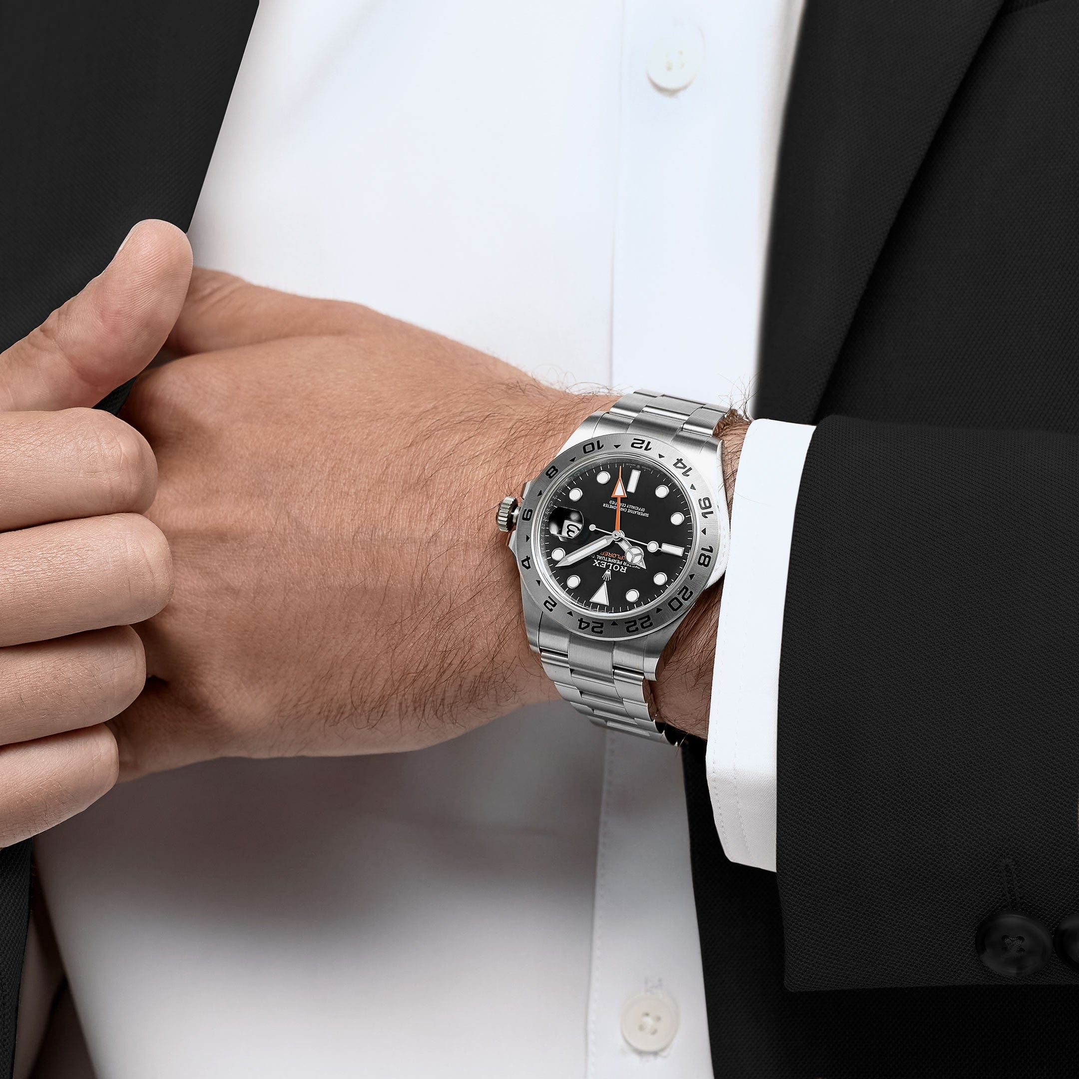 Rolex Explorer II 226570 Stainless Steel Black Dial (2025) – Wrist