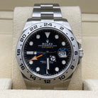 Luxury Watch Rolex Explorer II 42 Stainless Steel Black Dial 216570 Wrist Aficionado