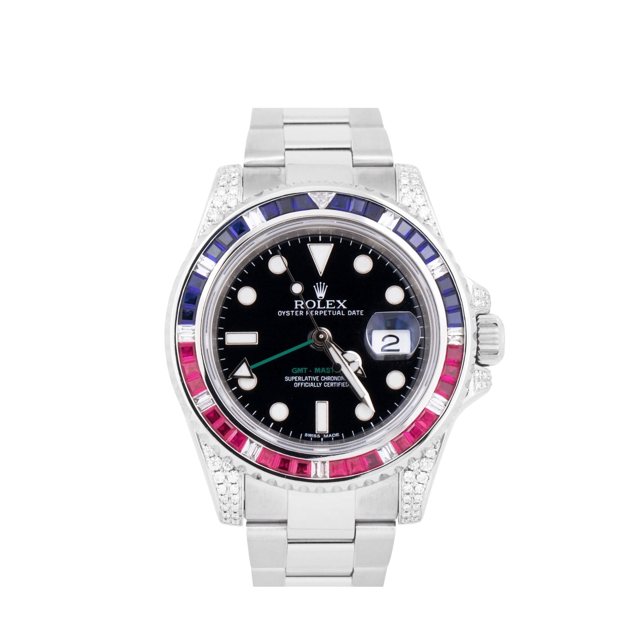 Rolex GMT Master II 116759SARU White Gold Black Dial Wrist Aficionado