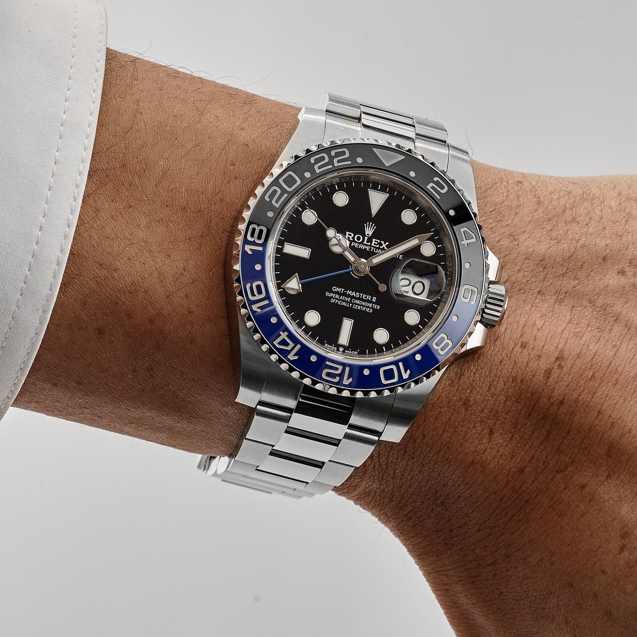 28インチ　6穴　139.7 Rolex GMT-Master II 126710BLNR 'Batman' Stainless Steel Oyster