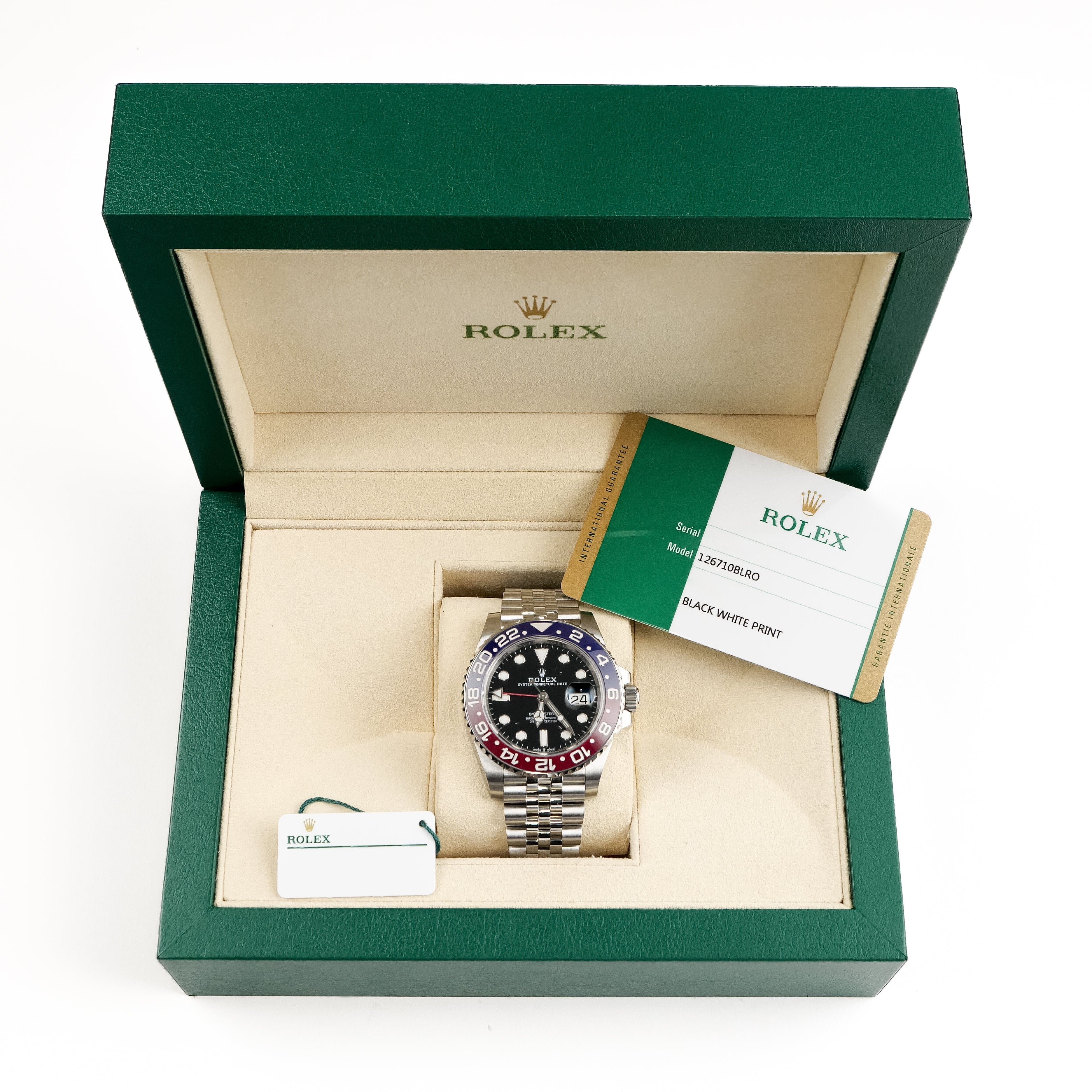 Rolex GMT-Master II 126710BLRO 'Pepsi' Stainless Steel Black Dial Jubilee (2019)