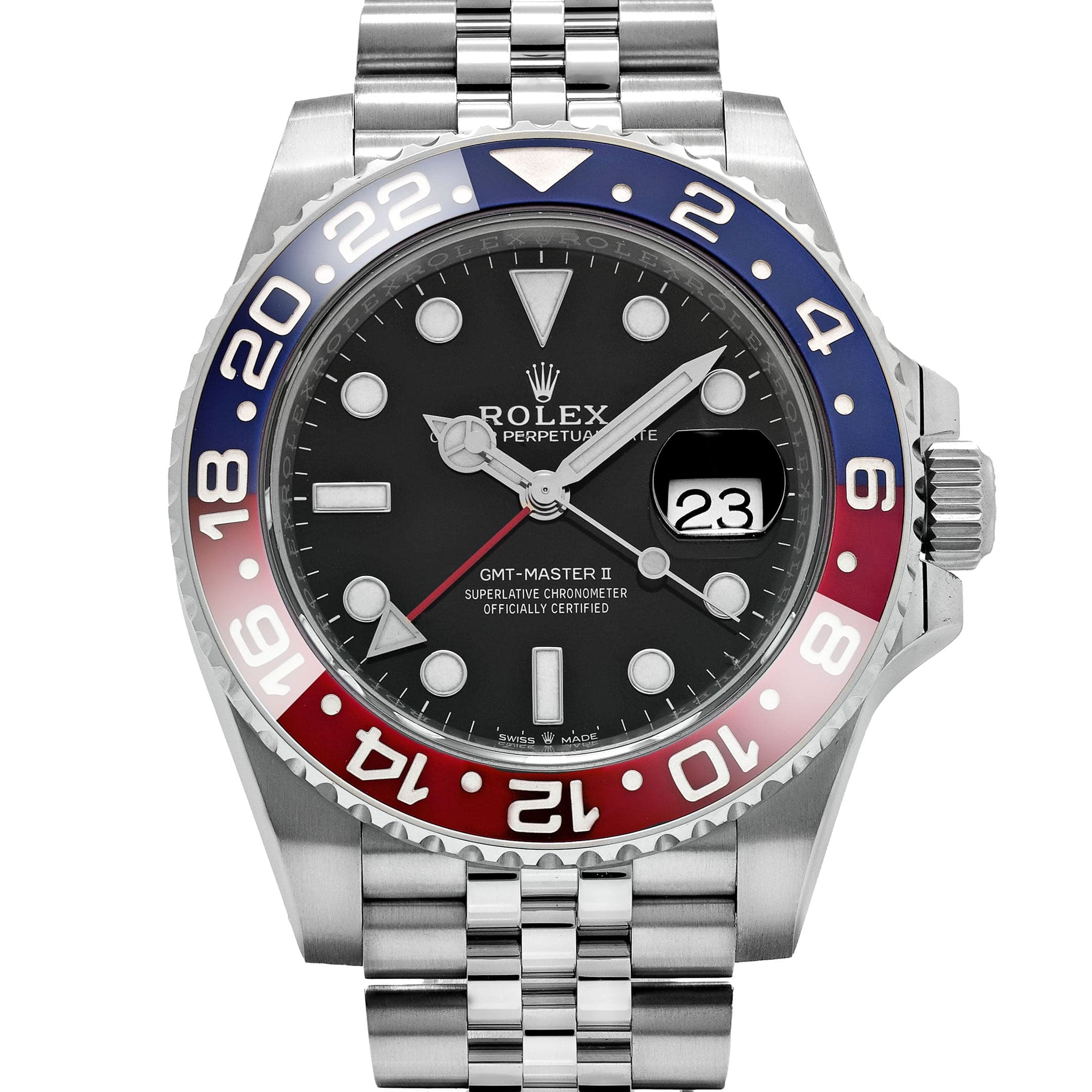 Rolex GMT-Master II 126710BLRO 'Pepsi' Stainless Steel Black Dial