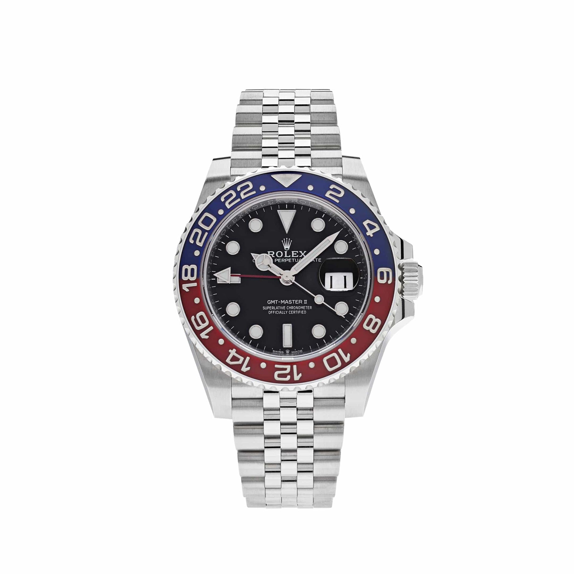 Rolex GMT-Master II 126710BLRO 'Pepsi' Stainless Steel Black Dial - Main Image