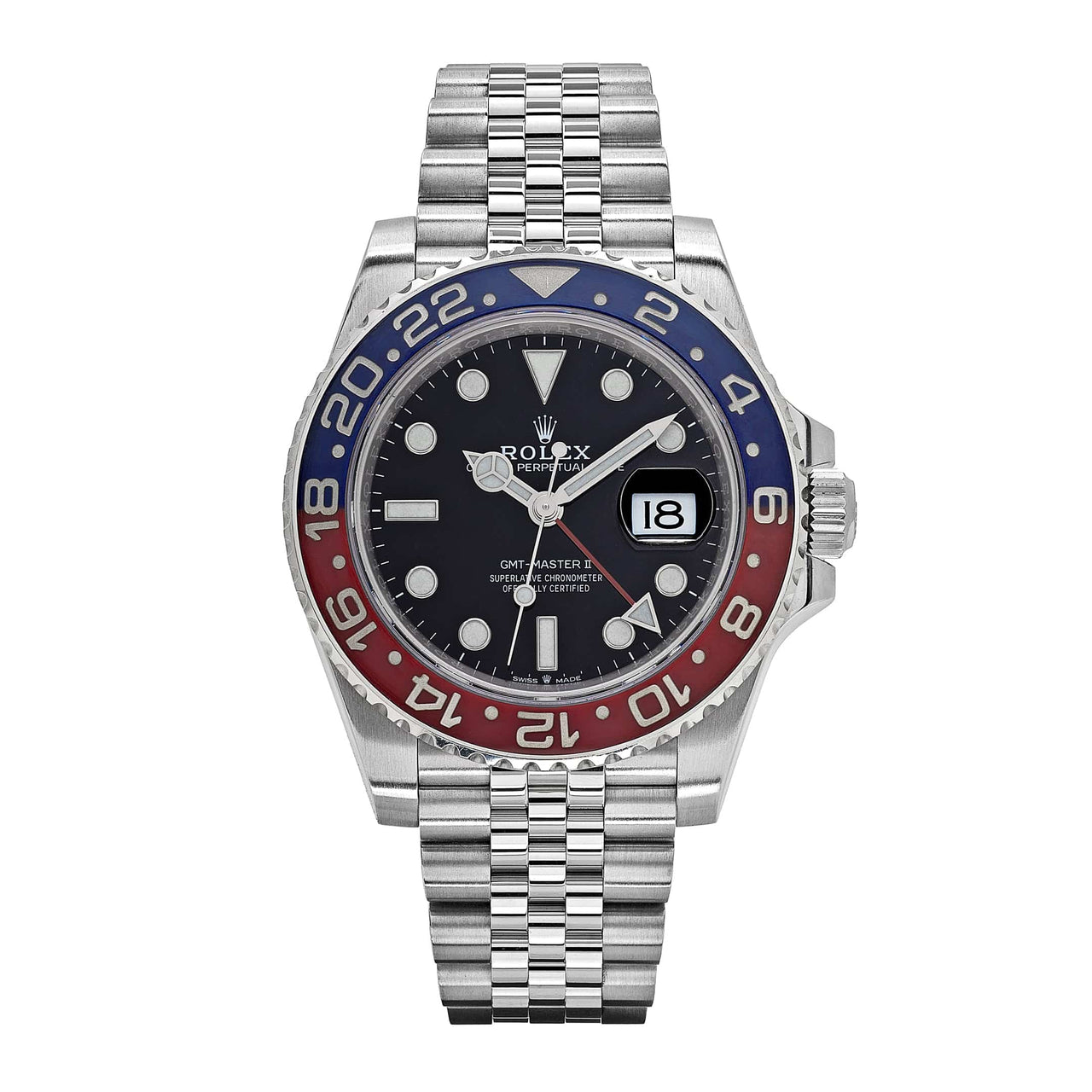 Rolex GMT-Master II 126710BLRO 'Pepsi' Stainless Steel Black Dial Jubilee (2021)