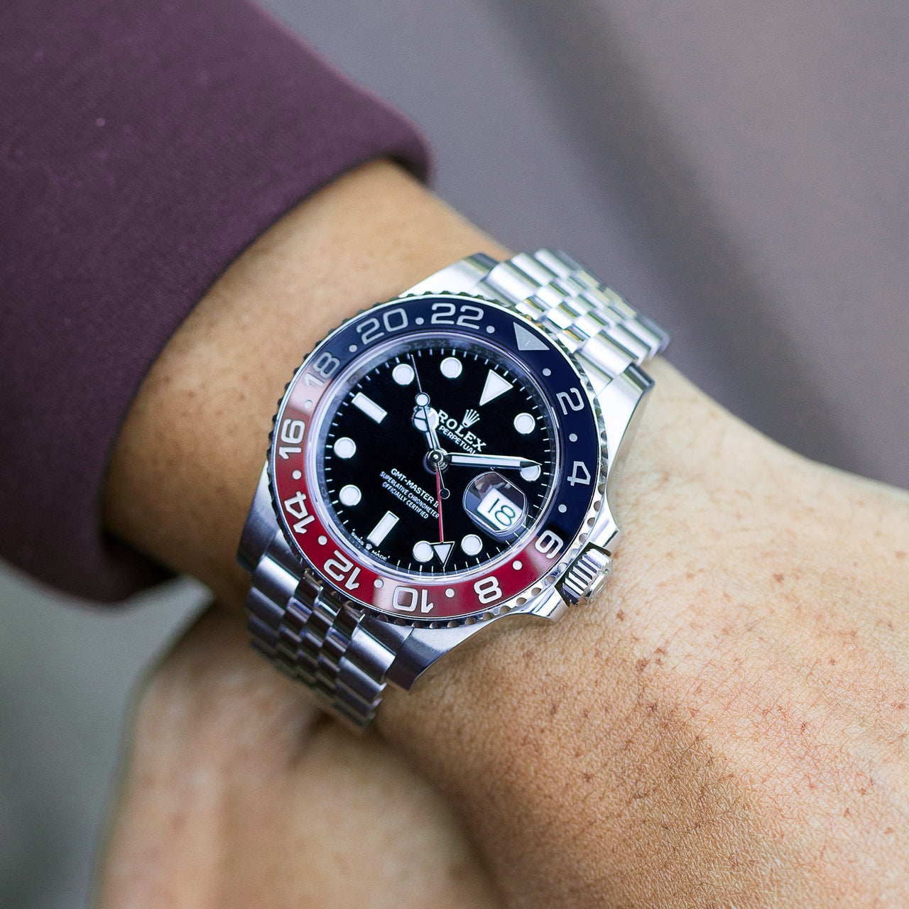 Rolex GMT-Master II 126710BLRO 'Pepsi' Stainless Steel Black Dial Jubilee (2021)