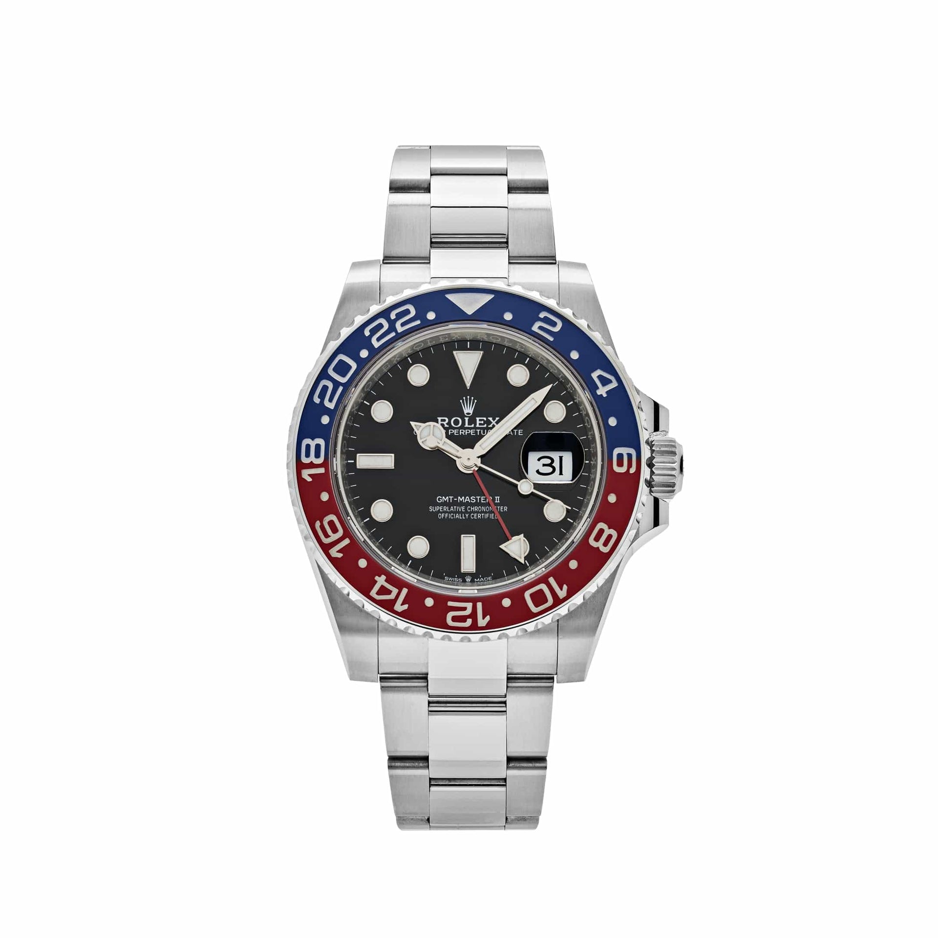 Rolex GMT-Master II 126710BLRO 'Pepsi' Stainless Steel Black Dial