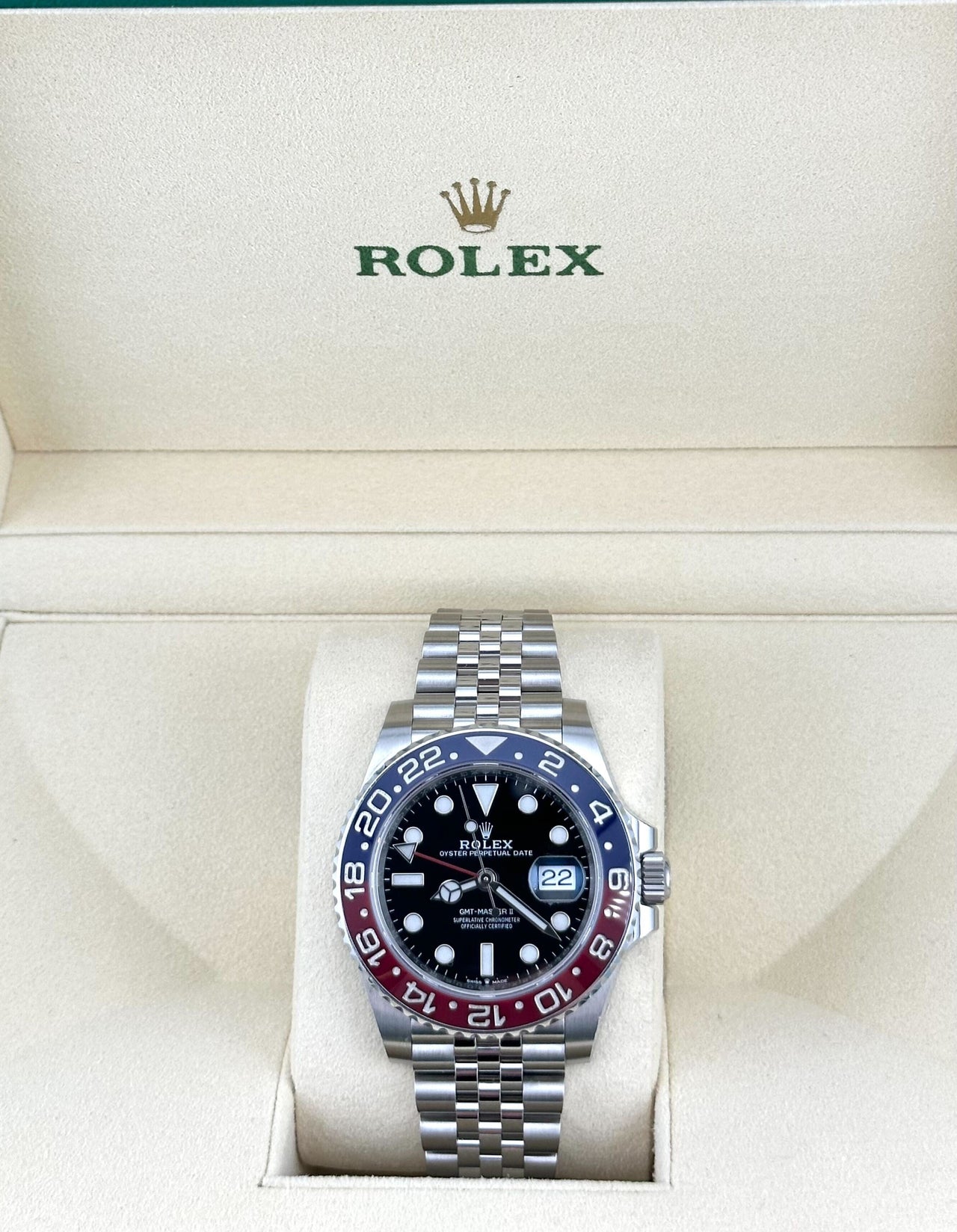 Watches Rolex GMT-Master II 126710BLRO 'Pepsi' Stainless Steel Jubilee Bracelet Wrist Aficionado