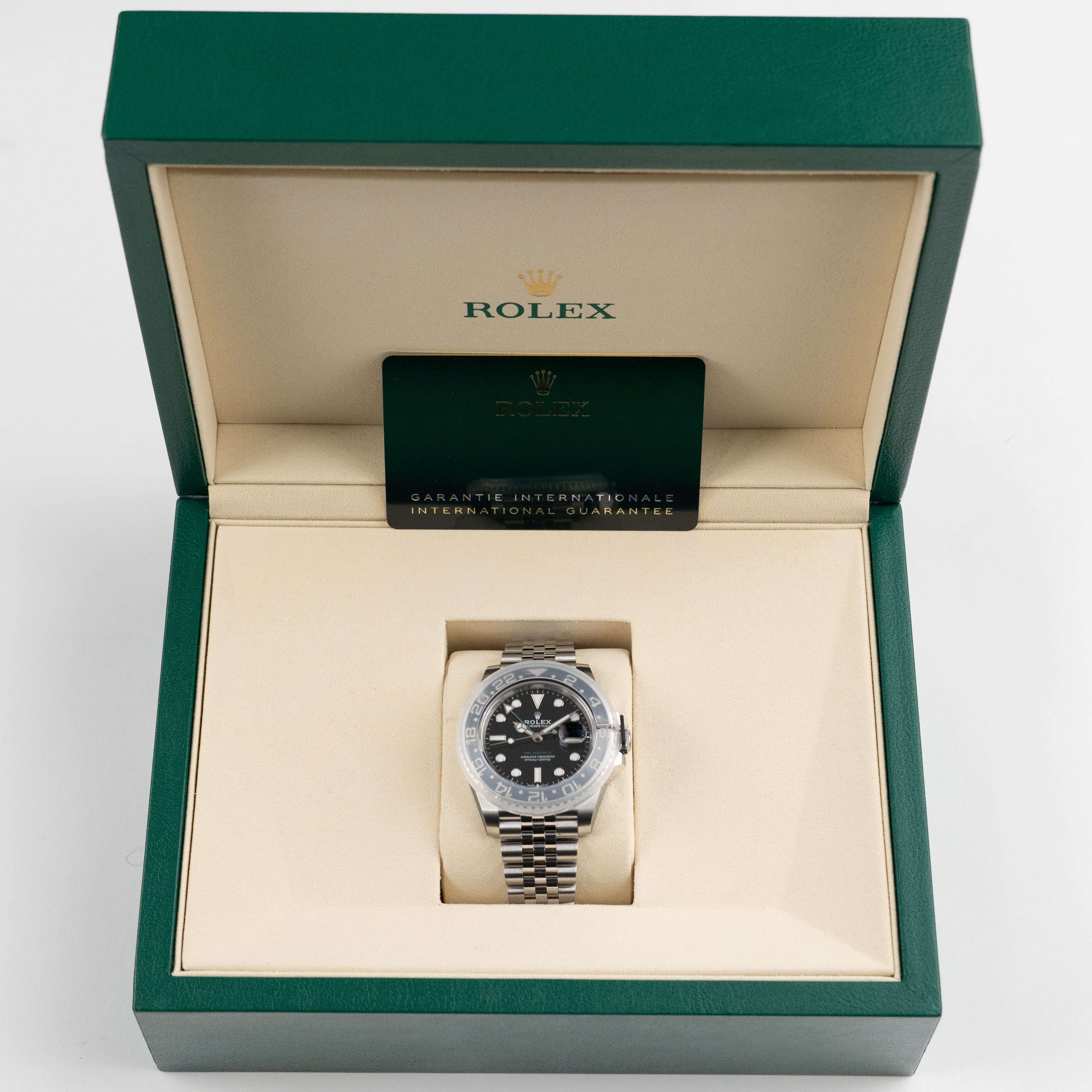 Rolex GMT-Master II 126710GRNR 'Bruce Wayne' Stainless Steel Black Dial Jubilee (2026)