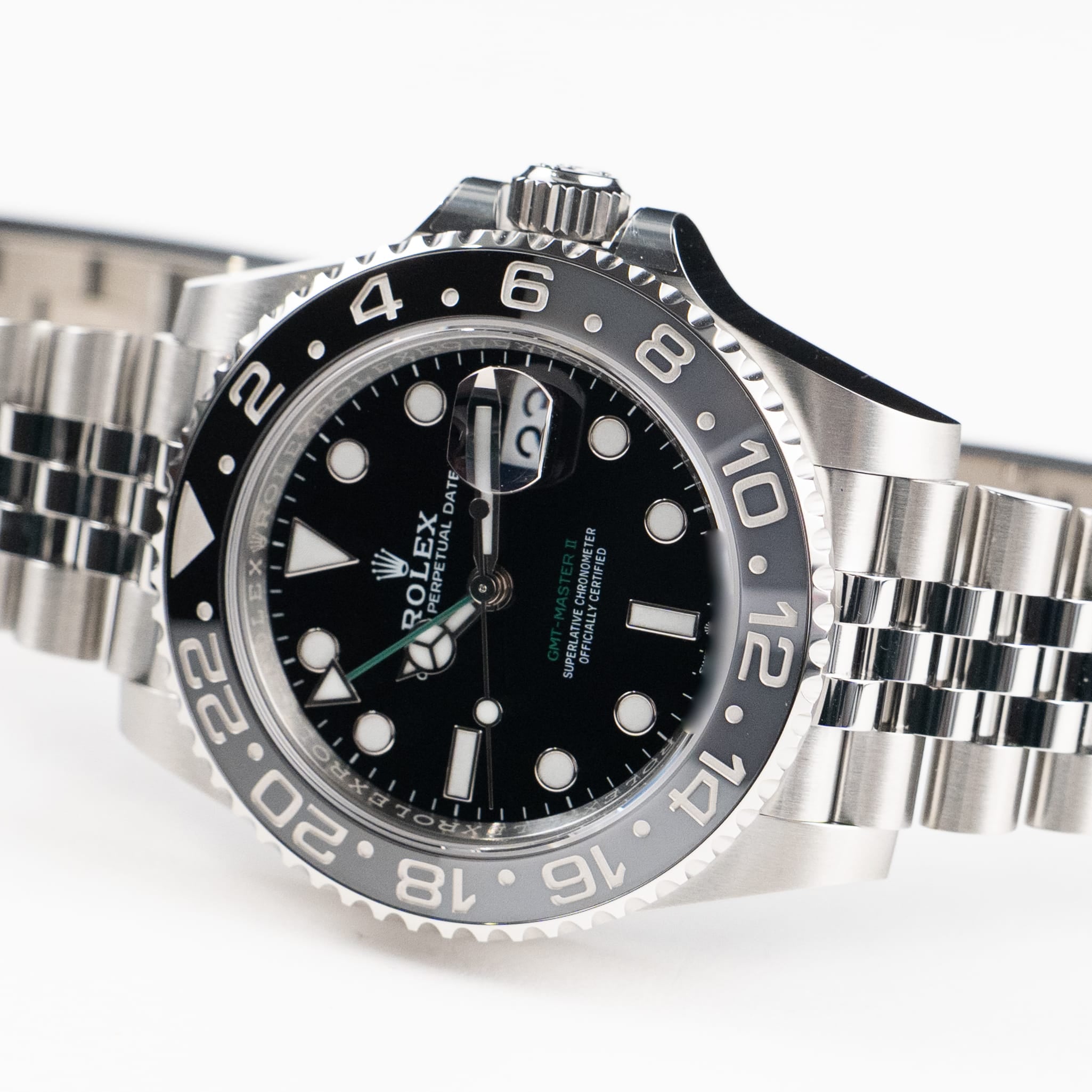 Rolex GMT-Master II 126710GRNR 'Bruce Wayne' Stainless Steel Black Dial Jubilee (2026)