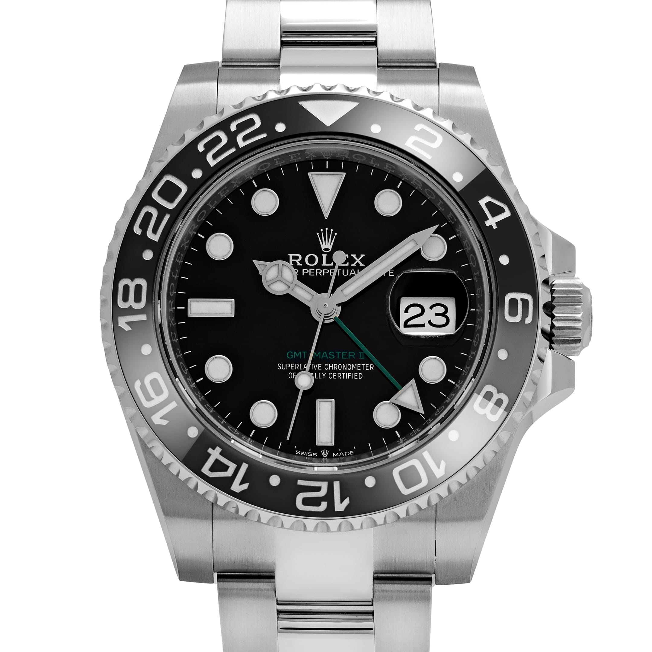 Rolex GMT-Master II 126710GRNR 'Bruce Wayne' Stainless Steel Black Dial Oyster (2024)
