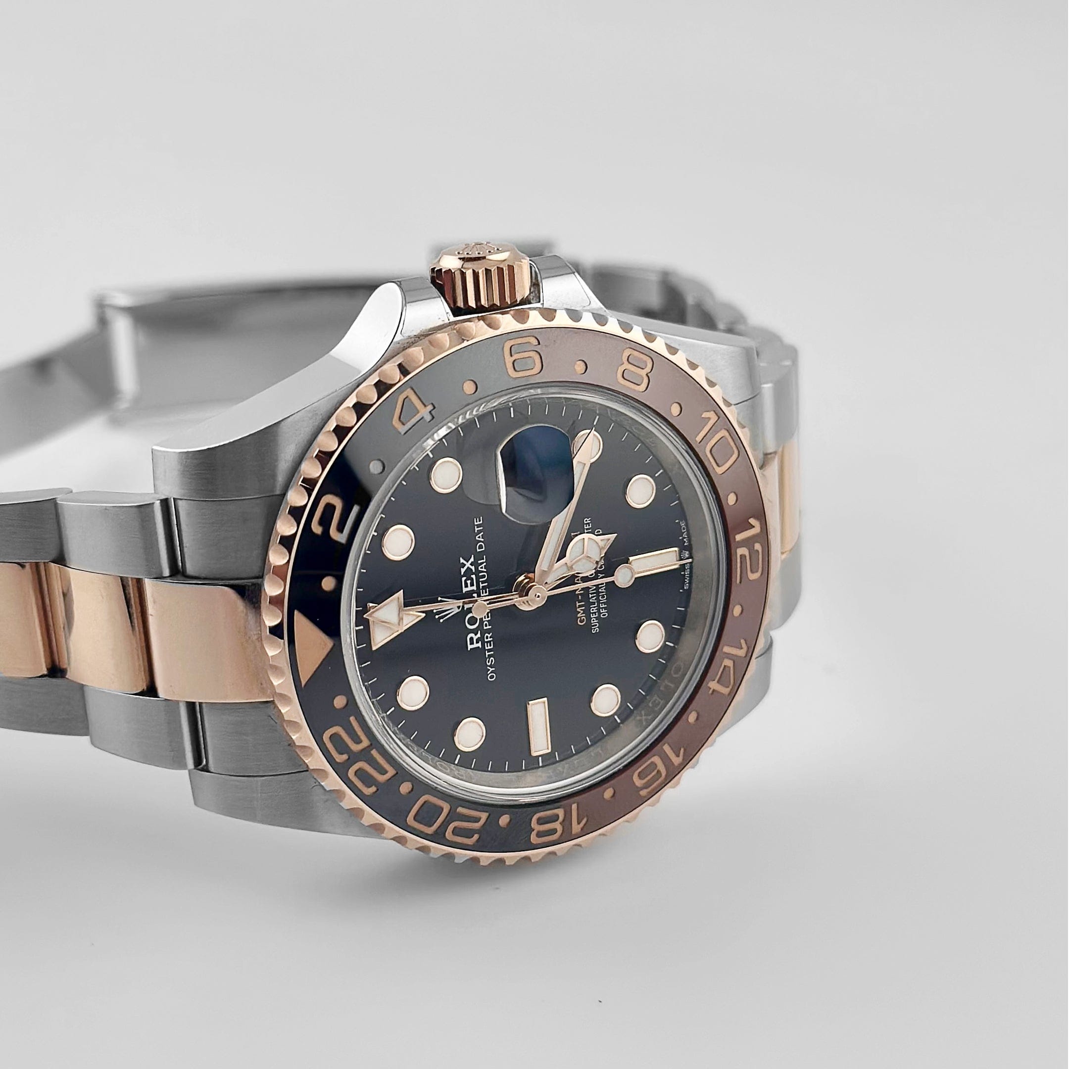 Rolex GMT-Master II 126711CHNR 'Root Beer' Stainless Steel Rose Gold Black Dial (2021)