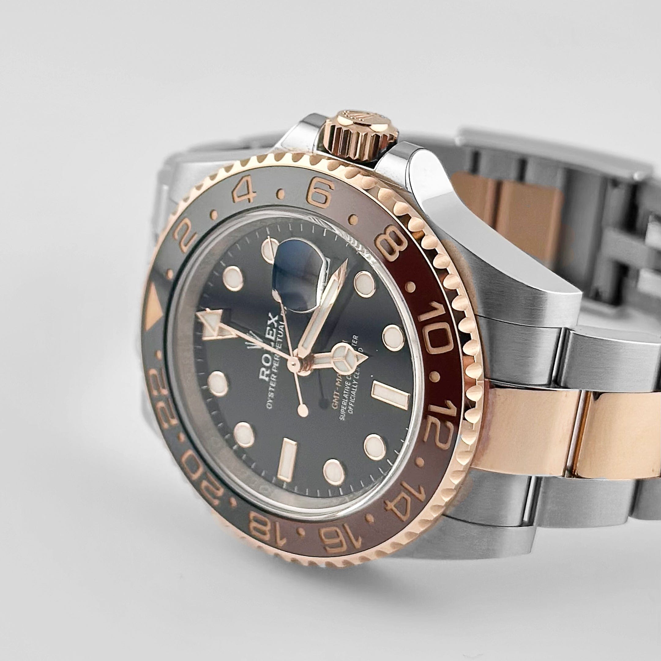 Rolex GMT-Master II 126711CHNR 'Root Beer' Stainless Steel Rose Gold Black Dial (2021)