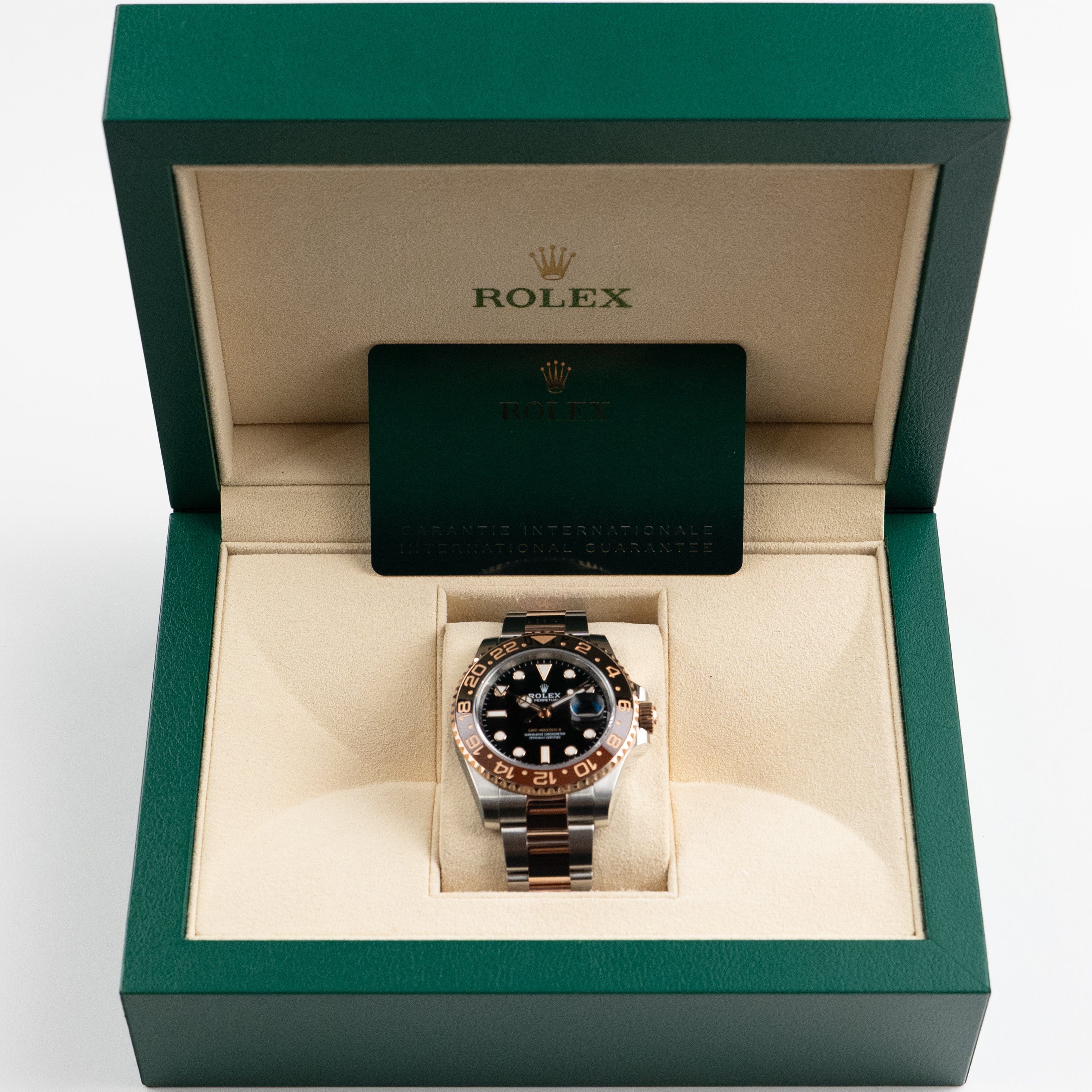 Rolex GMT-Master II 126711CHNR 'Root Beer' Stainless Steel Rose Gold Black Dial (2021)