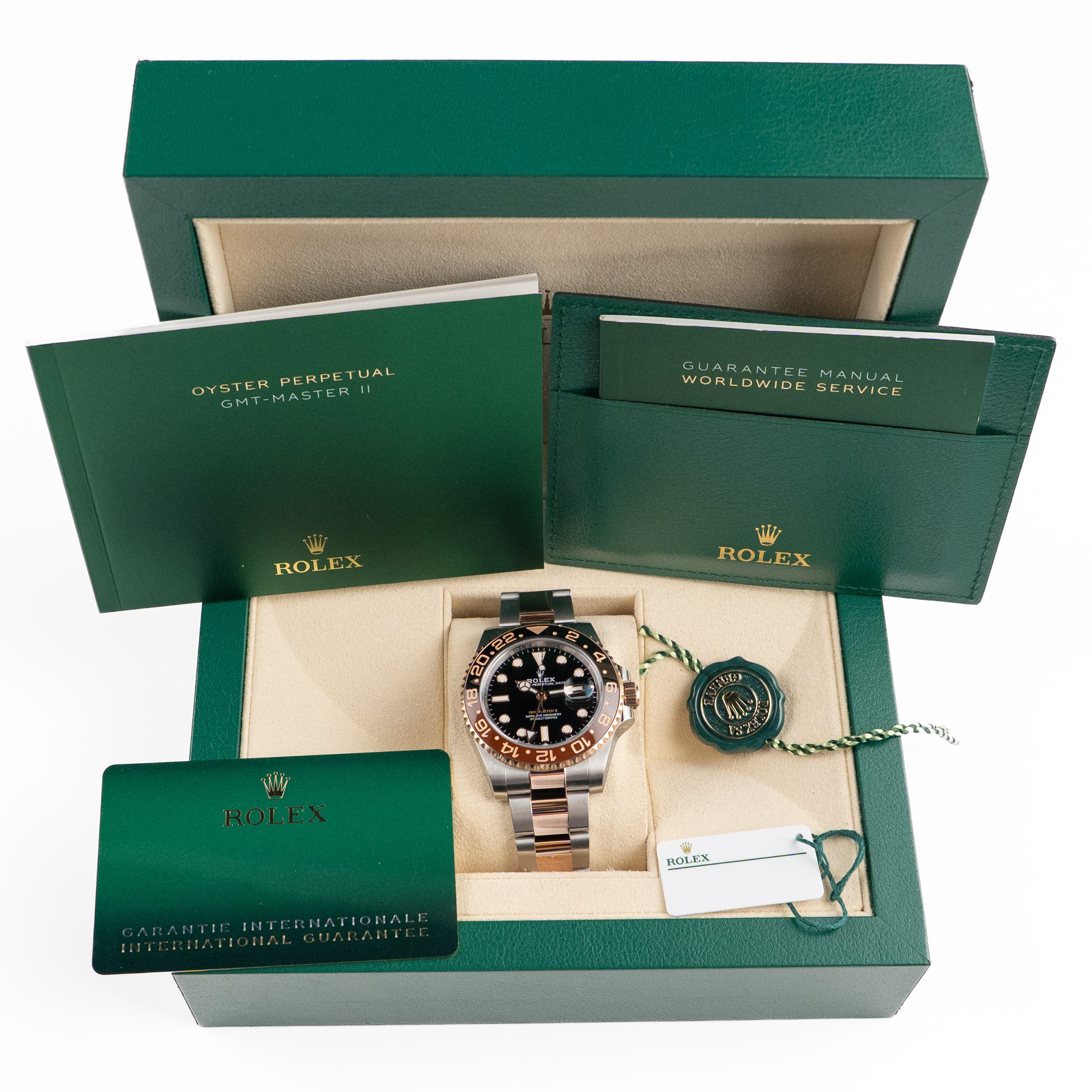Rolex GMT-Master II 126711CHNR 'Root Beer' Stainless Steel Rose Gold Black Dial (2021)