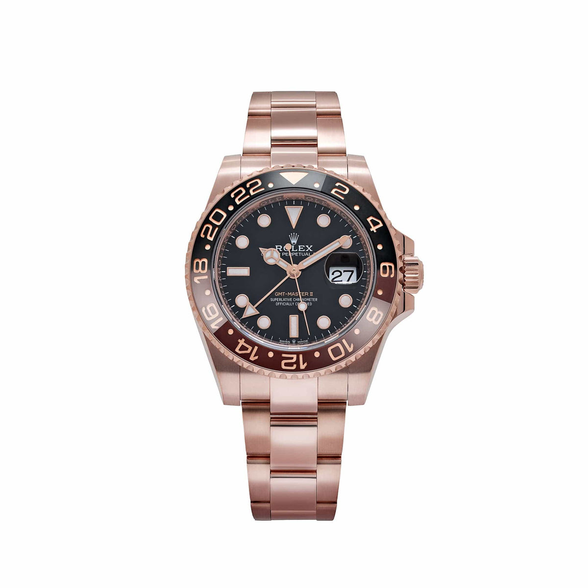 Rolex GMT-Master II 126715CHNR 'Root Beer' Rose Gold Black Dial (2025)