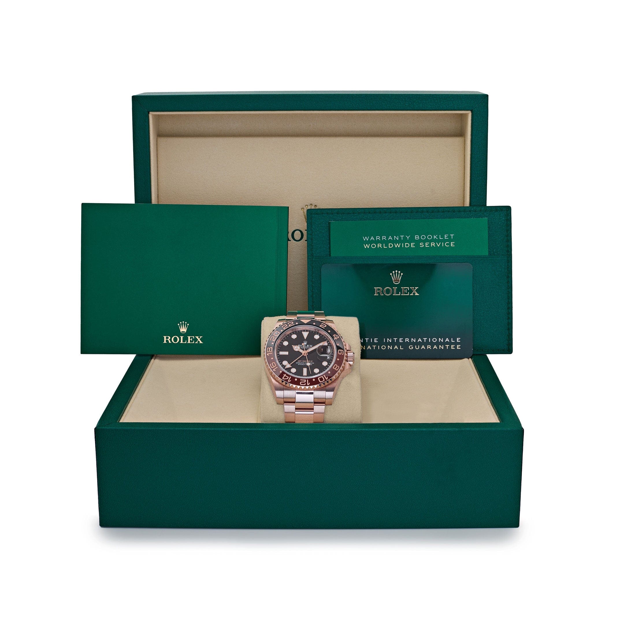 Rolex GMT-Master II 126715CHNR 'Root Beer' Rose Gold Black Dial (2025)