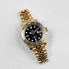 Rolex GMT-Master II 126718GRNR Yellow Gold Black Dial Jubilee (2023)