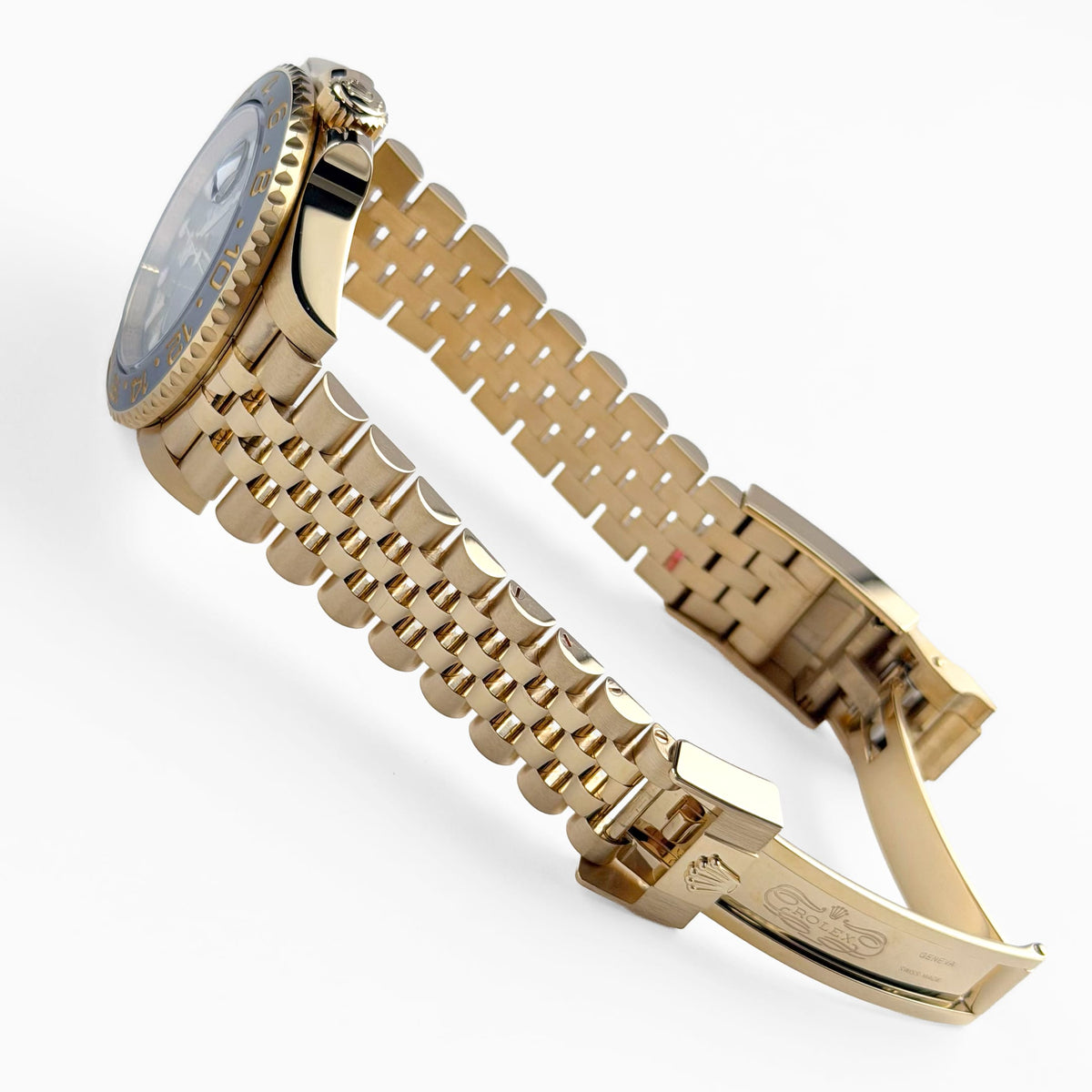 Rolex GMT-Master II 126718GRNR Yellow Gold Black Dial Jubilee (2024)