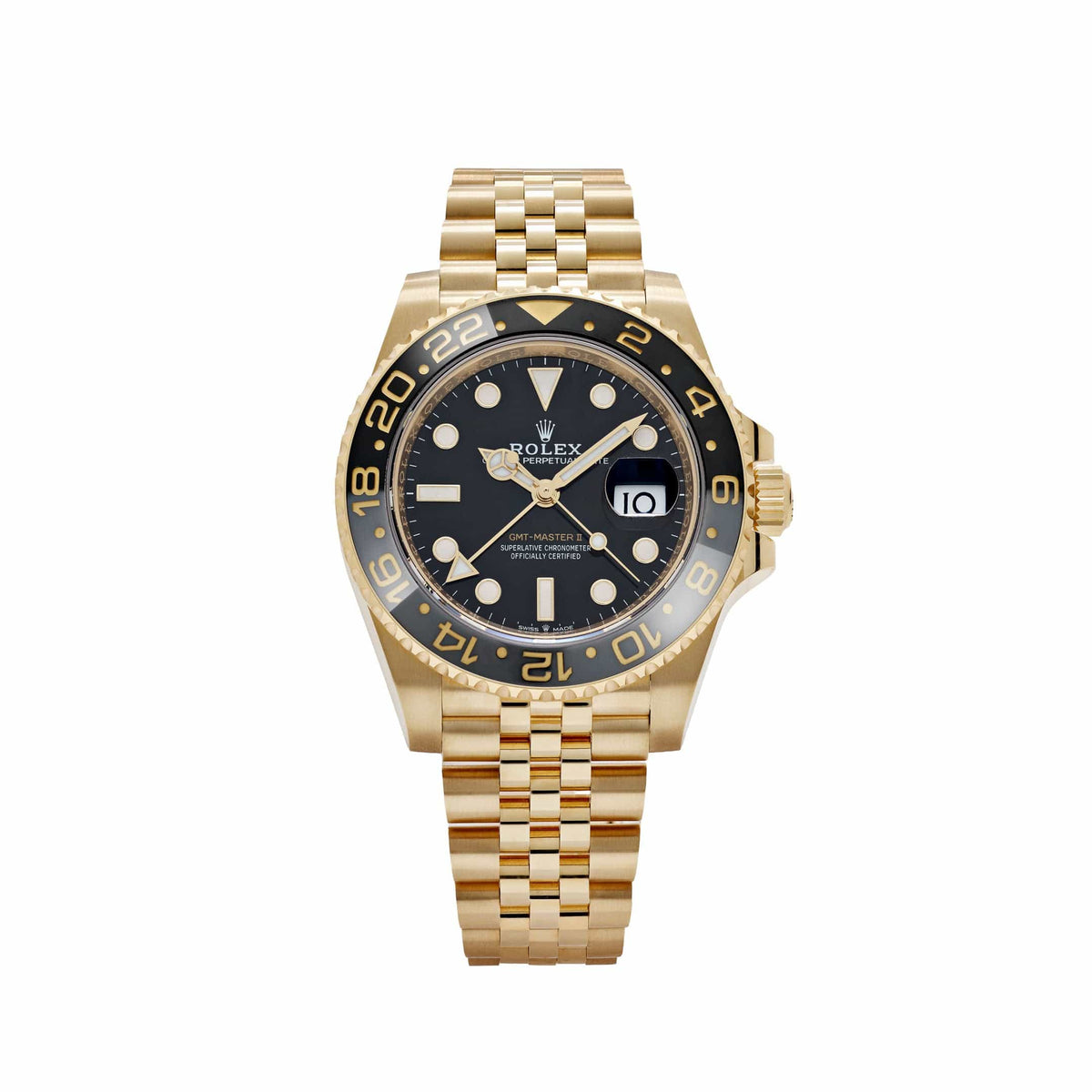 Rolex GMT-Master II 126718GRNR Yellow Gold Black Dial Jubilee (2026)