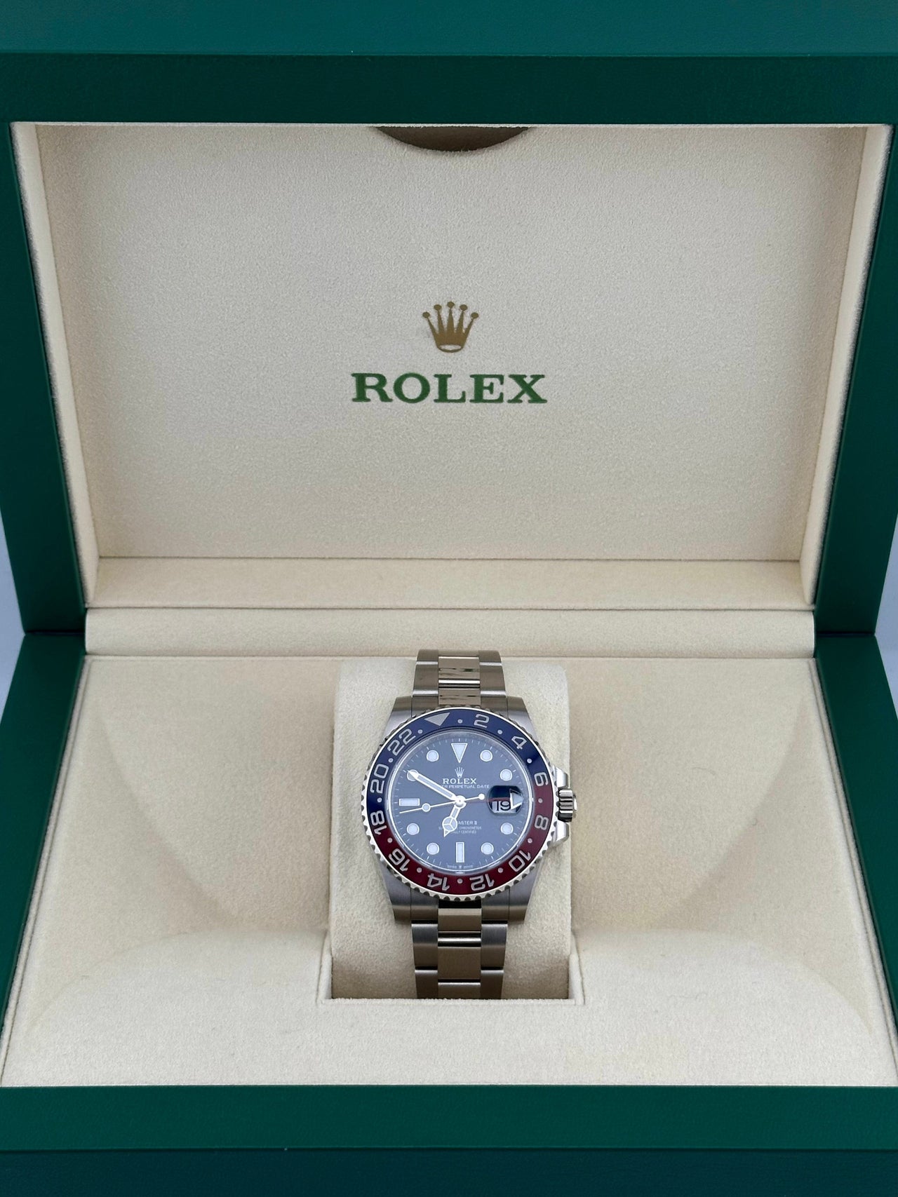 Rolex GMT-Master II 126719BLRO 'Pepsi' White Gold Blue Dial