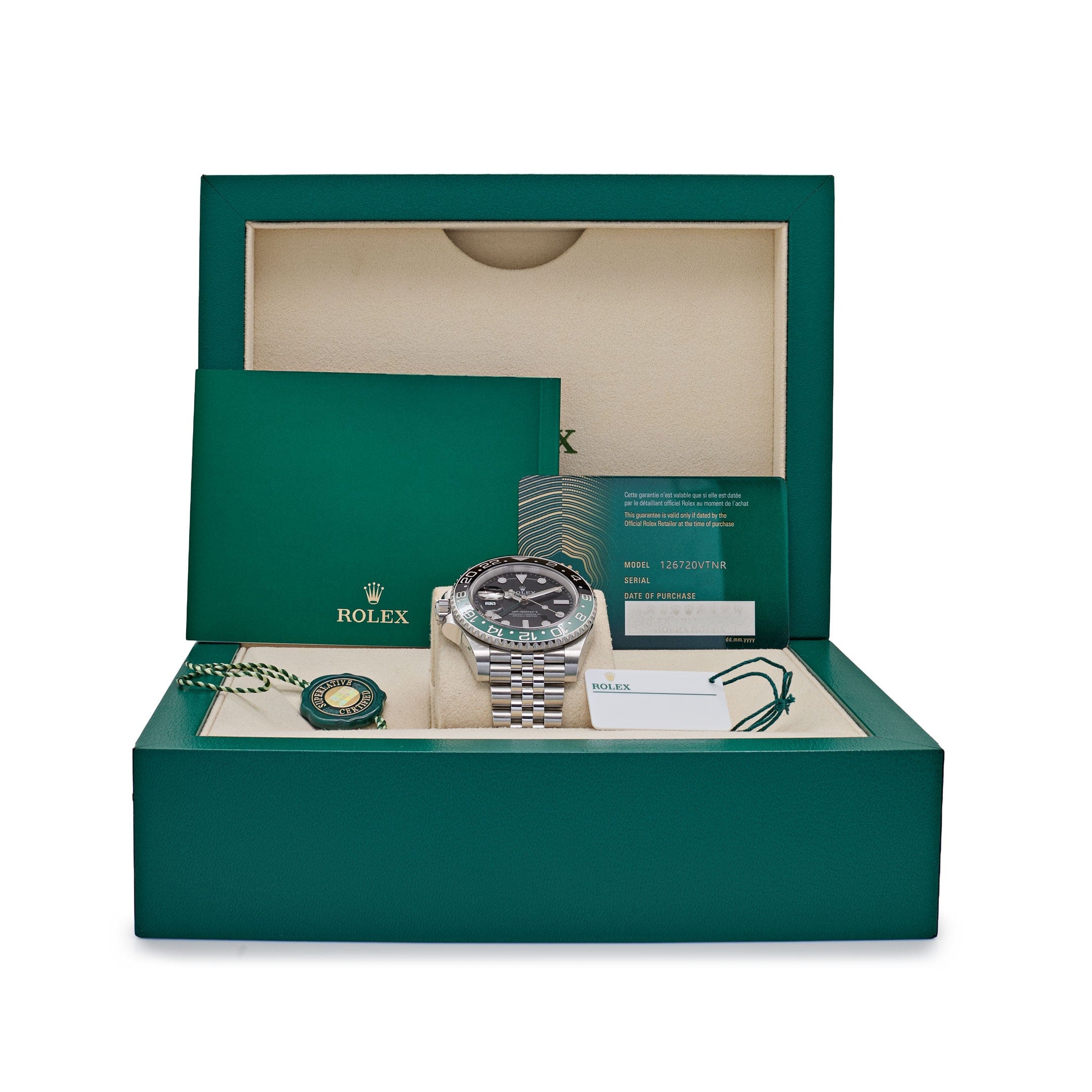 Rolex GMT-Master II 126720VTNR 'Sprite' Lefty Stainless Steel