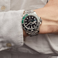 Thumbnail for Rolex GMT-Master II 126720VTNR 'Sprite' Lefty Stainless Steel Jubilee Bracelet Wrist Aficionado