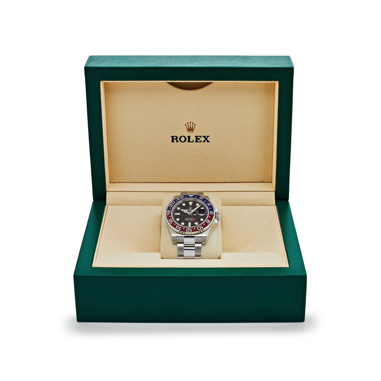 Rolex GMT-Master II Pepsi Stainless Steel Oyster 126710BLRO (2021)