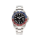 Rolex GMT-Master II Pepsi White Gold Black Dial 116719BLRO wrist aficionado