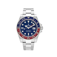 Thumbnail for Rolex GMT-Master II Pepsi White Gold Blue Dial 126719BLRO wrist aficionado