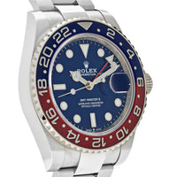 Thumbnail for Rolex GMT-Master II Pepsi White Gold Blue Dial 126719BLRO wrist aficionado