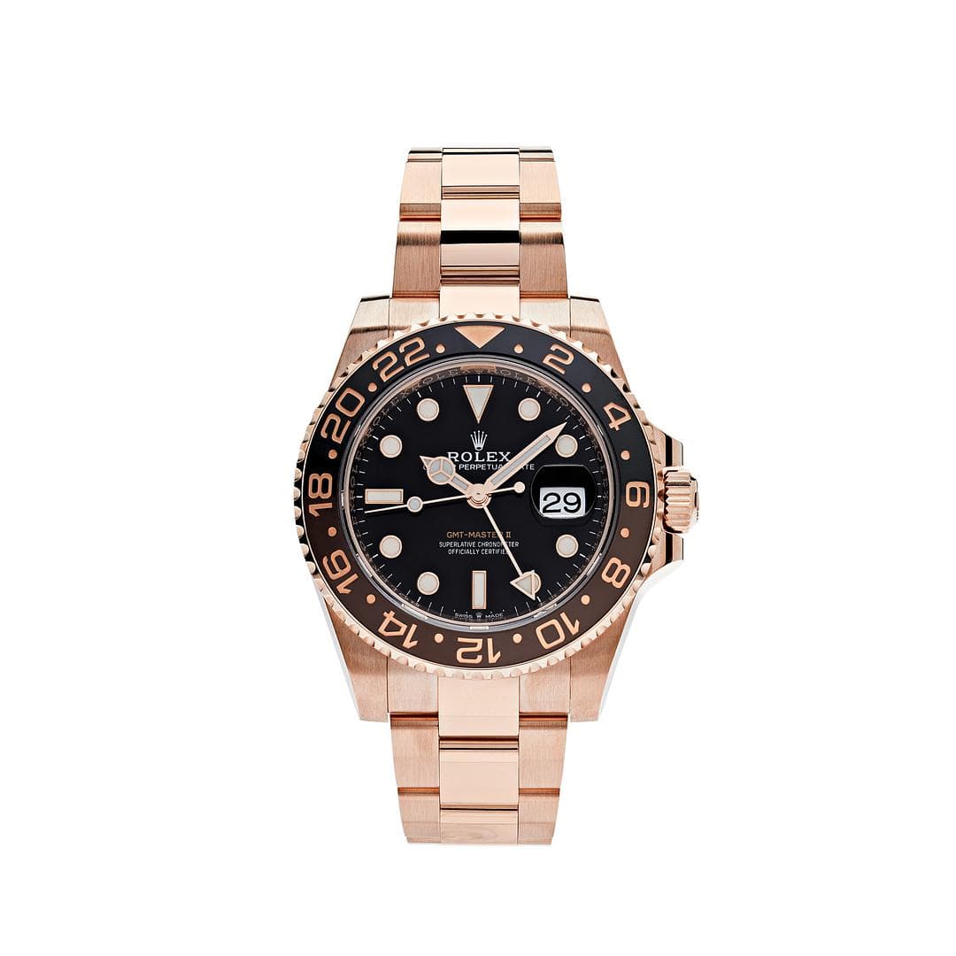 Rolex GMT-Master II 126715CHNR 'Root Beer' Rose Gold Black Dial