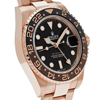 Thumbnail for Luxury Watch Rolex GMT-Master II 'Root Beer' Rose Gold Black Dial 126715CHNR (2019) Wrist Aficionado