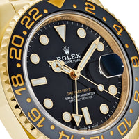 Thumbnail for Rolex GMT-Master II Yellow Gold Black Dial Jubilee 126718GRNR Wrist Aficionado