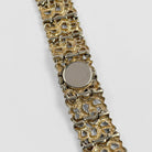 Rolex 'Ladies' Vintage Cocktail Watch 8300 Yellow Gold Champagne Dial Diamond Bezel Nugget Filigree Style Mesh Bracelet