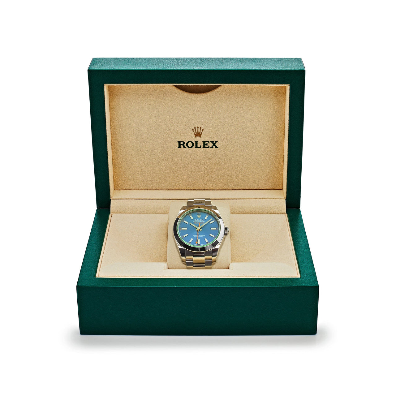 Rolex Milgauss 40mm Stainless Steel Blue Dial 116400GV Wrist Aficionado