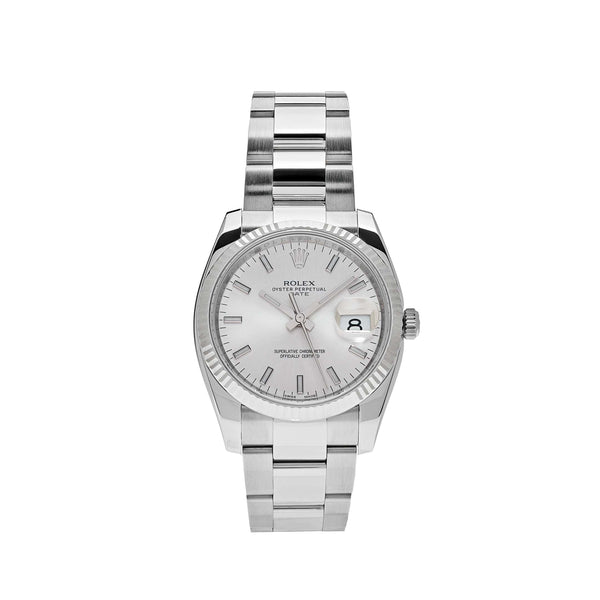 Rolex oyster perpetual sale date 34mm steel price