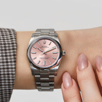 Thumbnail for Rolex Oyster Perpetual 124200 Stainless Steel Pink Dial (2024)