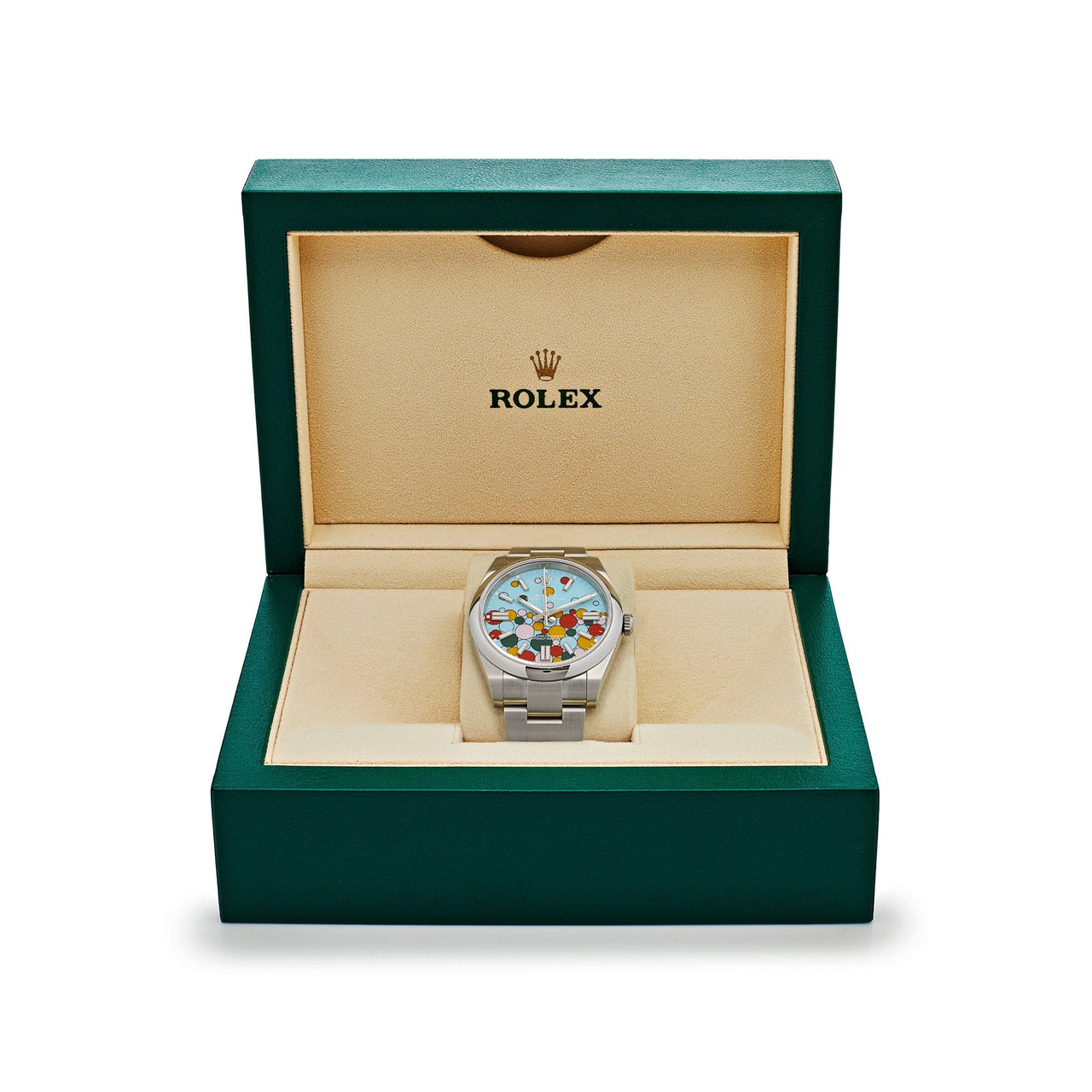 Rolex Oyster Perpetual 124300 'Celebration Motif' Dial (2023)