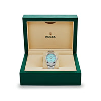 Thumbnail for Rolex Oyster Perpetual 126000 Stainless Steel Baby Blue Dial (2024)